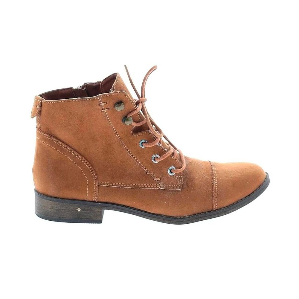Express Women's Brown and Tan Boots